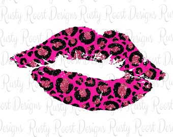 Leopard lips png,lips sublimation design download,pink leopard lips,digital download,sublimation graphics,kiss,cheetah lips,printable