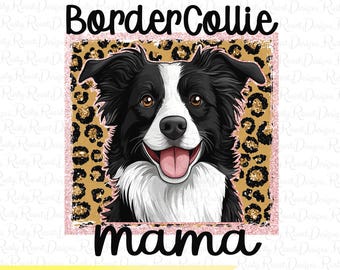 Goldendoodle Mama PNG, sublimeringsdesigner för hundar, hund med leopardbakgrund, Golden Doodle Mom med glitterram PNG, Doodle Mom PNG