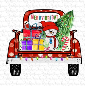 Christmas truck png, Christmas sublimation designs downloads, digital download, sublimation graphics, snowman png design, printable