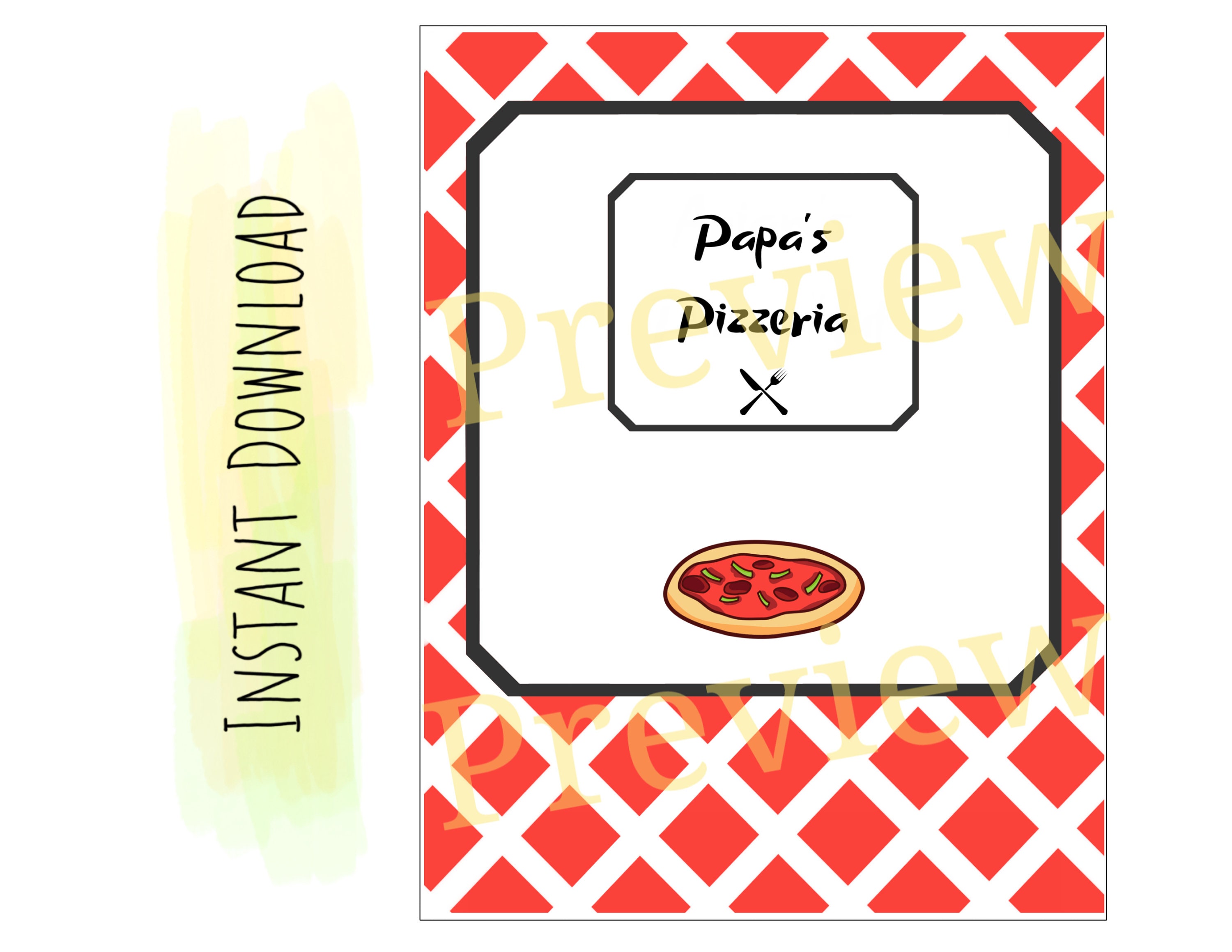 Kids Printable Restaurant Pizza Menu Pizzeria Pretend Play Etsy Kids Printable Restaurant Pizza Menu Pizzeria Pretend Play Etsy