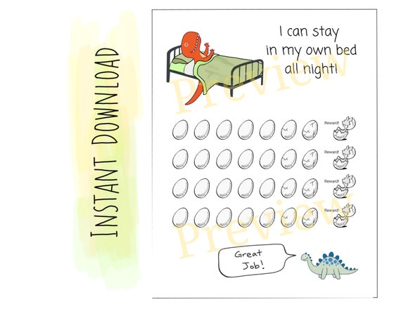 Stay In Bed Chart Printable