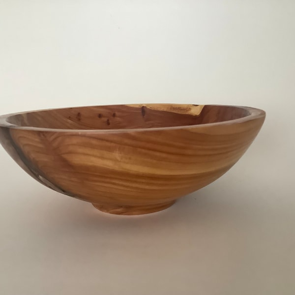 Red Cedar wood bowl 9 3/4”