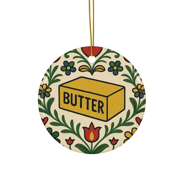 Keramisch ornament boterstokje