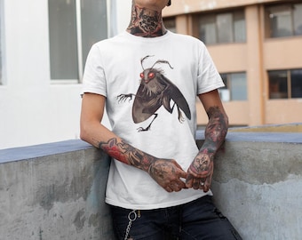 Mothman Shirts, Cryptid Gift, weirdcore, oddly specific Shirt, cryptid lover gift, dark aesthetics, gothic macabre, Vintage Mothman,