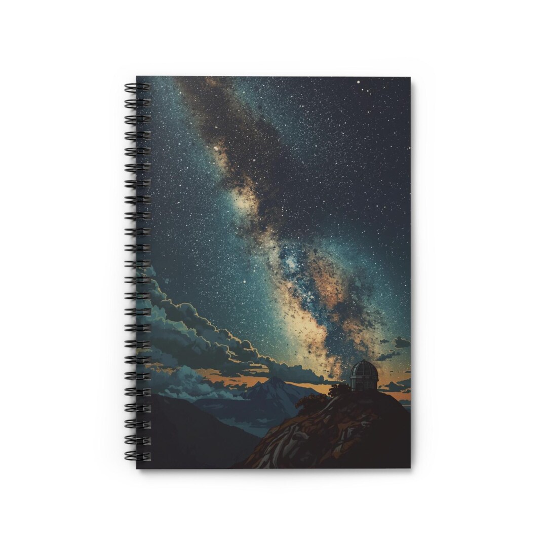 Milky Way Space Night Sky Observatory Spiral Notebook - Etsy