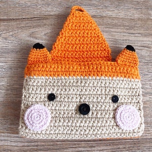 The Fox Crochet Hook Case Pattern crochet fox crochet hook holder crochet hooks fox case image 4