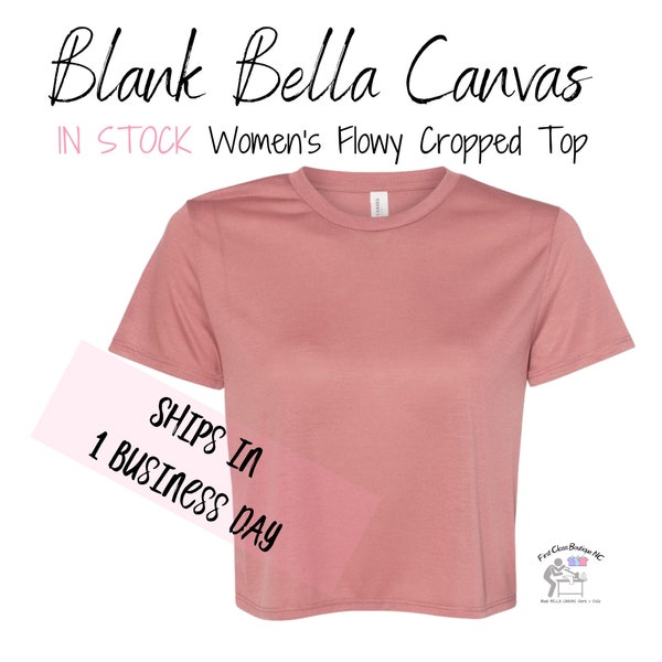 Crop Tops for Women Bulk, BELLA CANVAS crop top, Womens Cropped Tee,  Polyester Shirts for Sublimation, Cut off T shirt, Workout Shirts