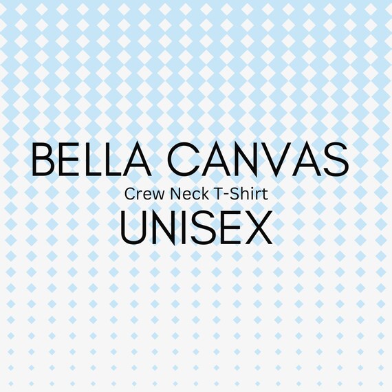 BELLA CANVAS Shirt, Unisex Cotton TShirt for Women, Plain Unisex Empty Shirt, Blank Shirts Bulk, Mens Canvas Shirt, Bella and Canvas shirt