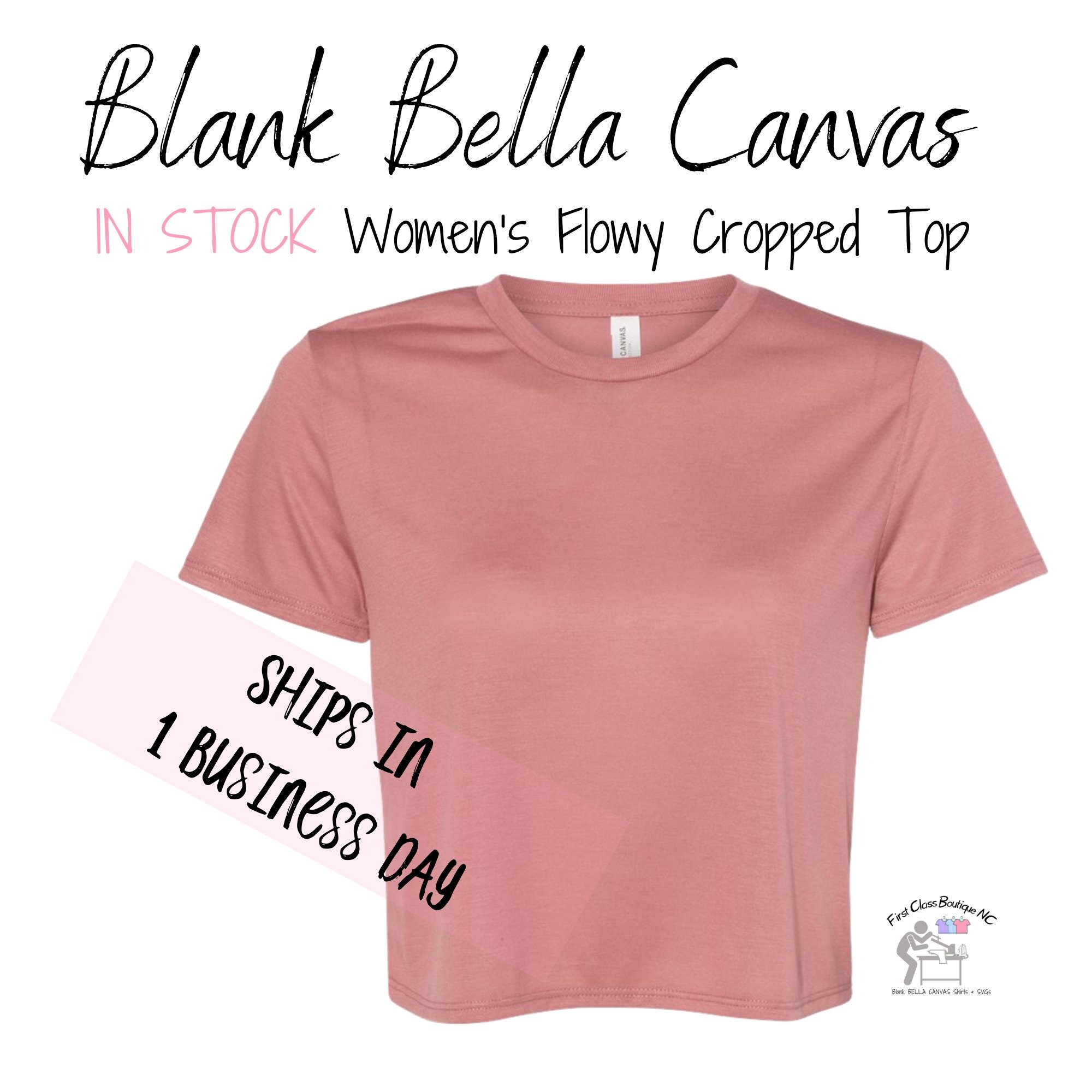 Crop Tops for Women Bulk BELLA CANVAS Crop Top Womens Cropped