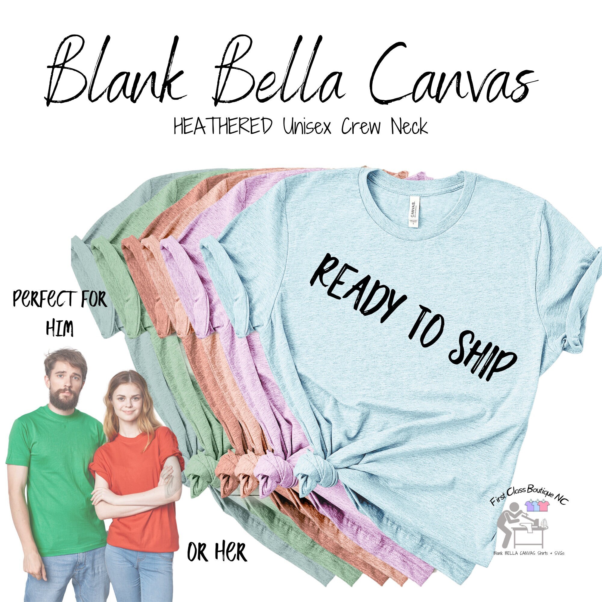 Blank or Custom Shirts BELLA CANVAS 