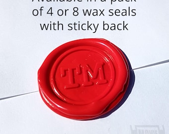 Taskmaster Wax Seals, 8 pack or 4 pack - with easy peel sticky back