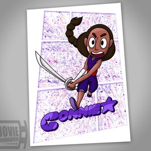 Steven Universe inspired A4 Fan Art Posters Connie