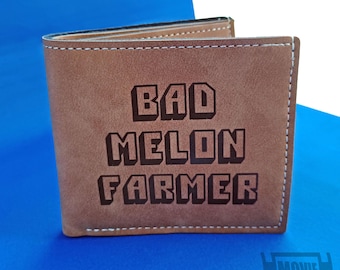 Bad Melon Farmer Wallet - Pulp Fiction style (Censored for TV parody)