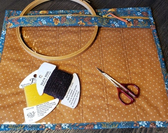 AccBag/_103/_D Accessory Needlework Bag for Cross Stitch Inspiration and Embroidery Kits Paper Kits and other crafts Crazy Quilting