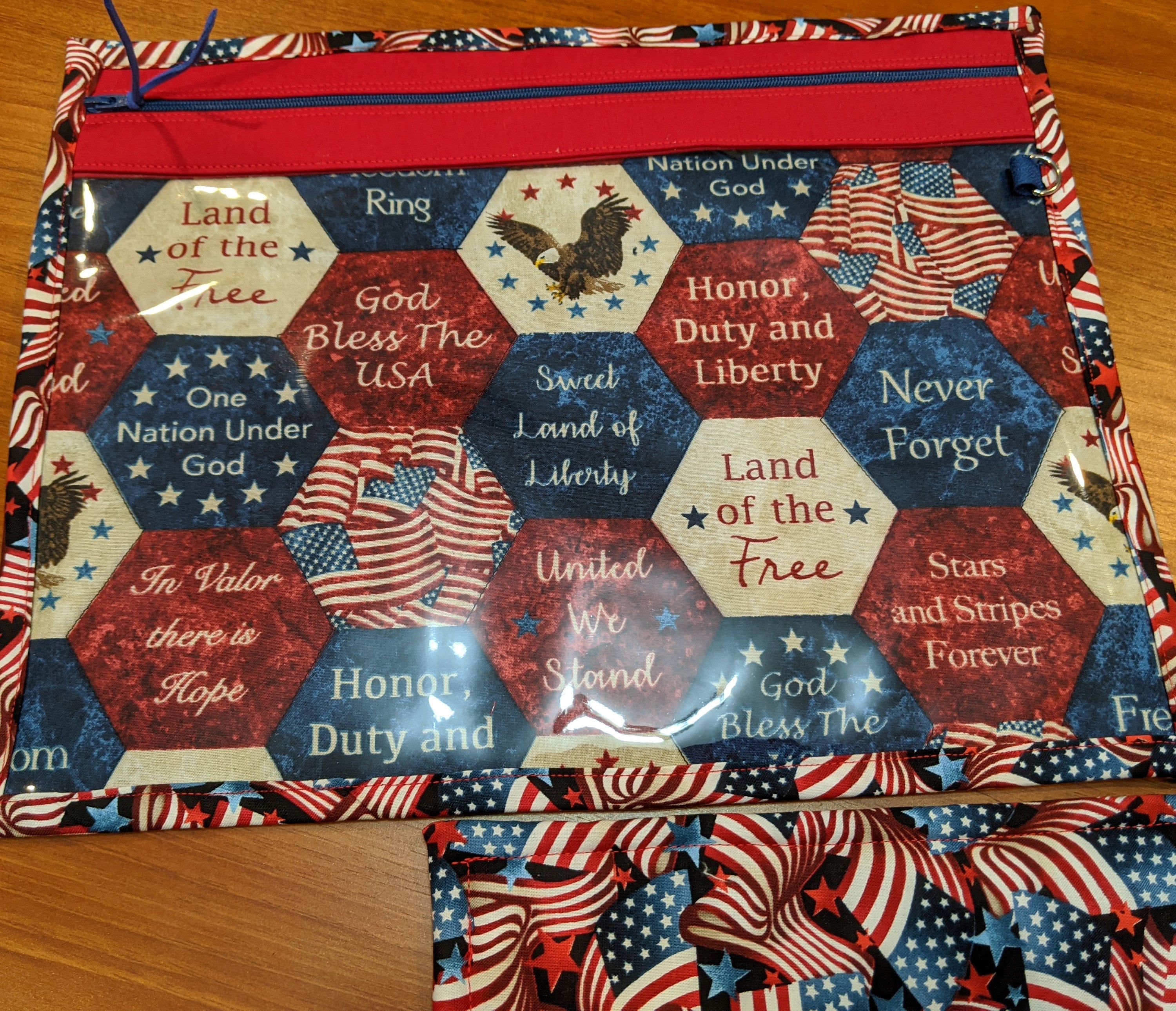 Cross Stitch Documents Vinyl Project Bag Teachers School Projects Needle Work Music Books sku-MMB Knitting Project Bag