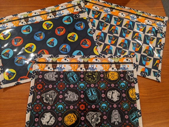 Cross Stitch Documents Vinyl Project Bag Teachers School Projects Needle Work Music Books sku-MMB Knitting Project Bag