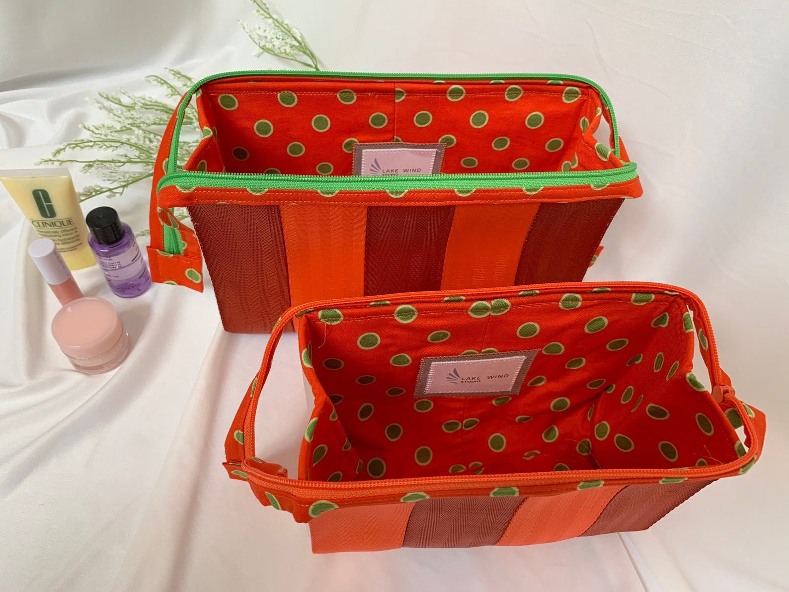 Custom Cosmetic Bags Gift Set Makeup Bags Set Seatbelt Etsy
