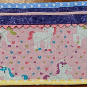Project Bag -  Cross Stitch Project Bag - Needle Work - Vinyl Front - Youthful Stitchers Variety