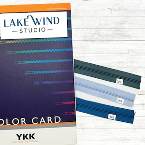 YKK Nylon Coil Zippers by the Yard - 4.5 Inch Size for Sewing, Crafts, and DIY Projects