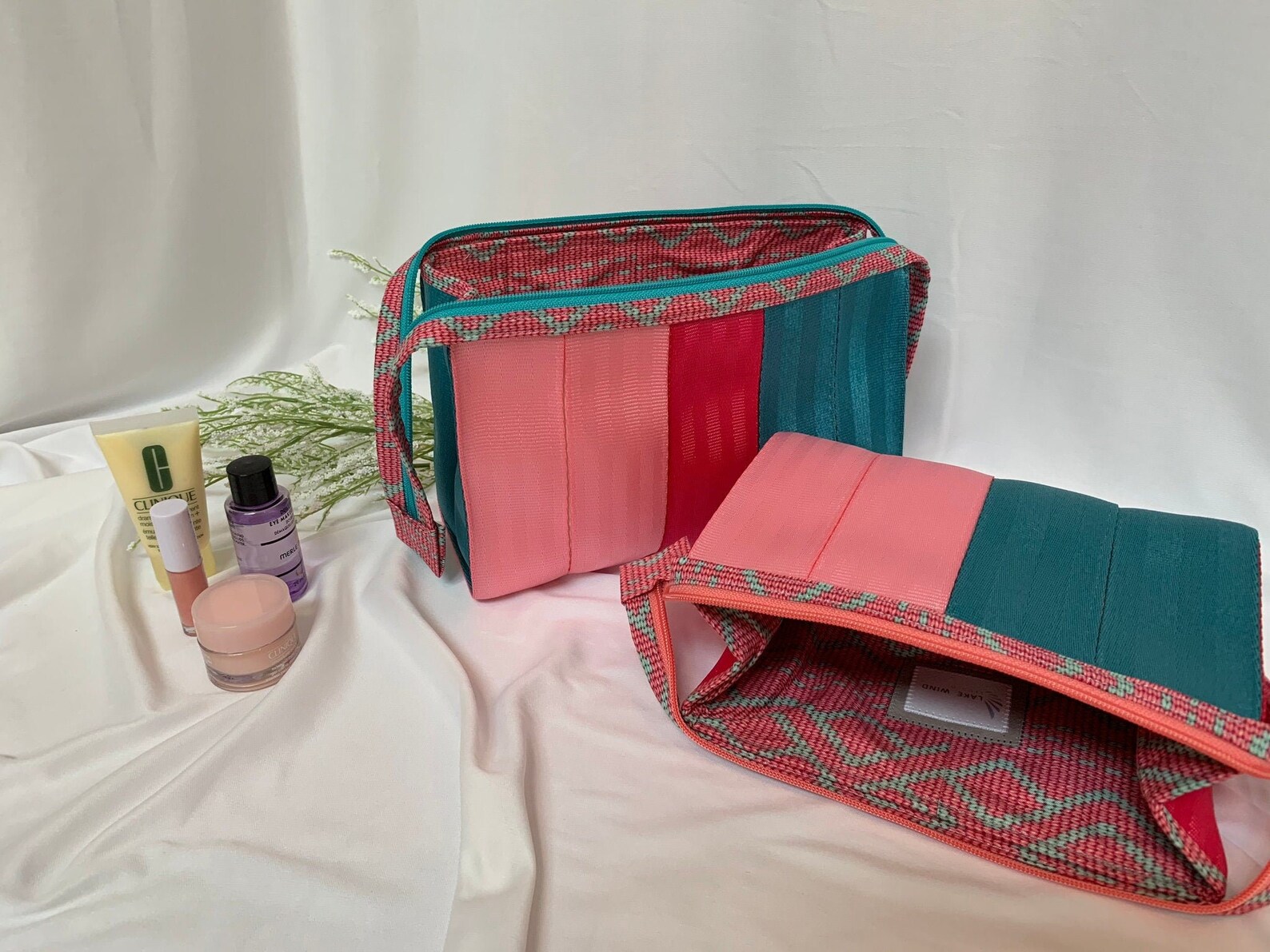 Custom Cosmetic Bags Gift Set Makeup Bags Set Seatbelt Etsy