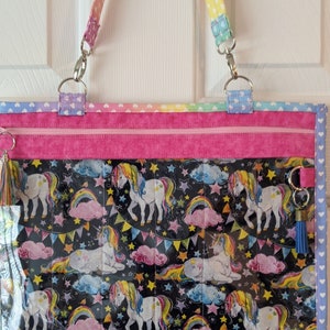 Project Bag -  Cross Stitch Project Bag - Needle Work - Vinyl Front - Youthful Stitchers Variety