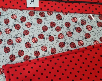 Bolsa para proyectos - Bolsa para proyectos de punto de cruz - Bolsa para organizar documentos - Colección Lady Bug