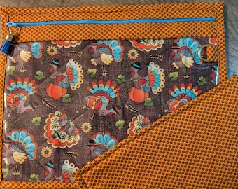 Project Bag - Cross Stitch Project Bag - Document Organization Bag - Gobble Collection