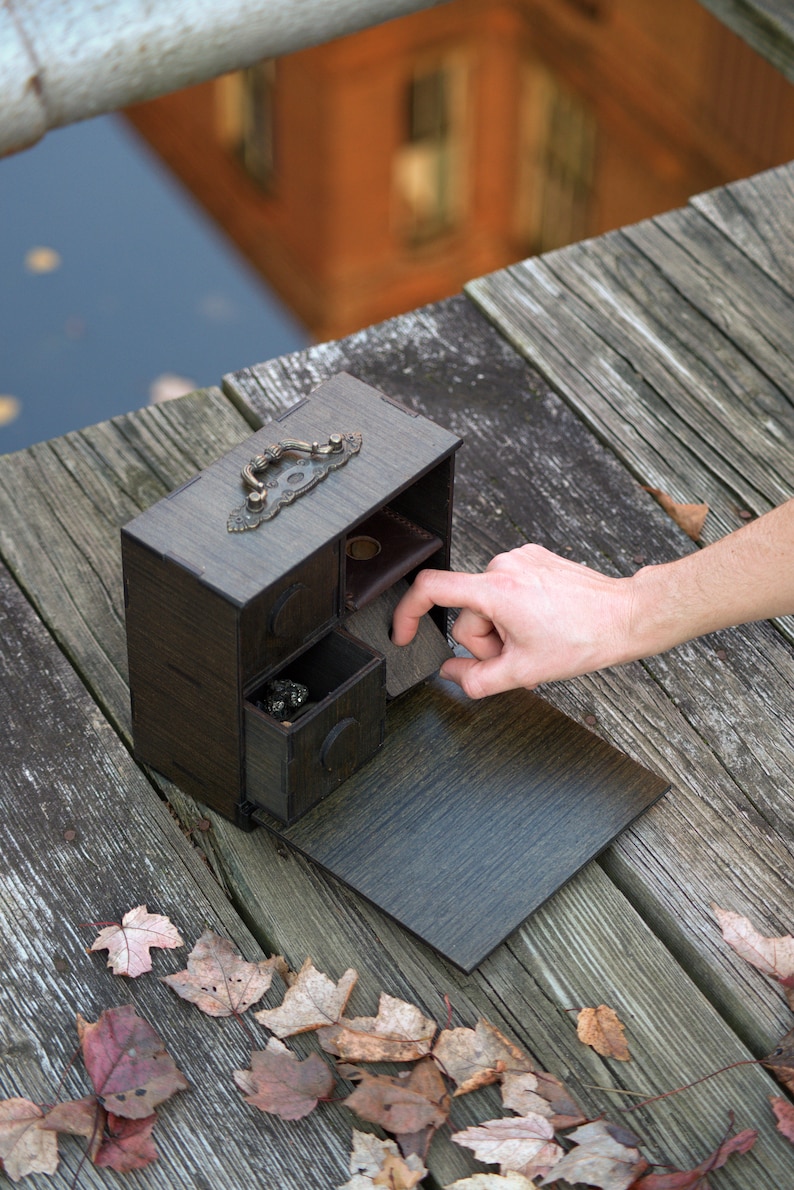 Alchemist Box Alchemist Cabinet With Secret Compartments, Made-to-order - Etsy