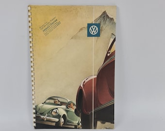 Vintage Vw Beetle car brochure