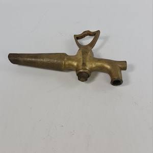 Vintage brass barrel tap