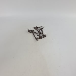 A set of vintage metal door Keys