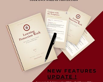 Protection Work Guide | Mars, Saturn, KJV Scriptures, Petition Formula (PDF Printable)