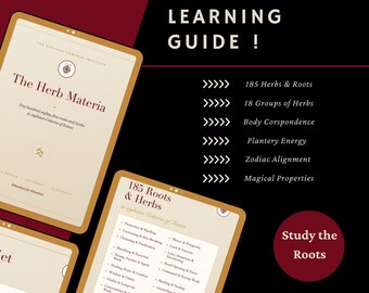 The Herb Materia: 185 Roots & Herbs Guide (Interactive PDF) Hoodoo|Rootwork|Conjure