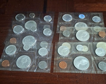 Canada Silver Proof-like Coin Sets 1964-1967