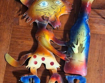 Metal Tropical 3D Bar Sign