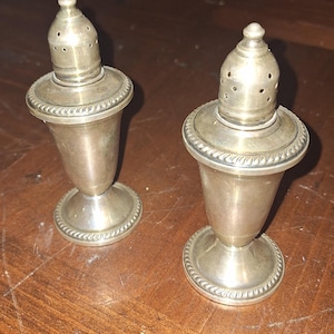 Pair of Duchin Sterling Silver Salt and Pepper Shakers