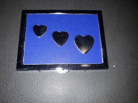 New Silver Hearts Cigarette Case - image 1