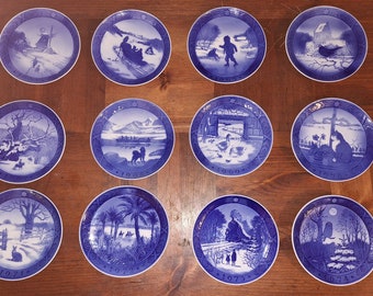 Royal Copenhagen porcelain Plates 1963-1993