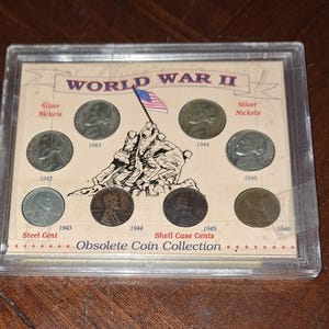 Three World War II Collectable Coin Sets