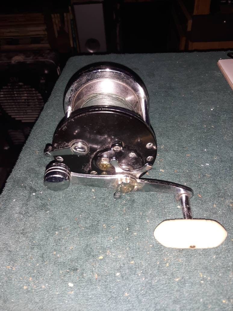 Poignée De Moulinet Vintage PENN Long Beach 60 (30-60 Lbs) - Pièce Détachée Pêche Mer