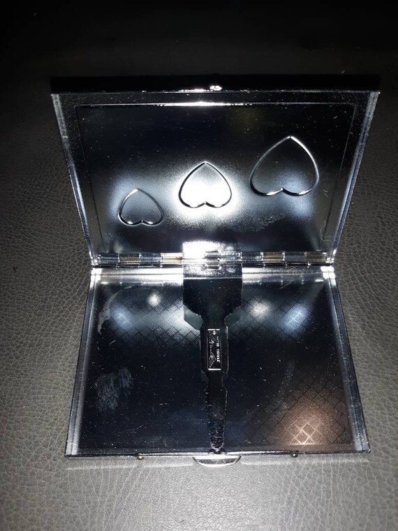 New Silver Hearts Cigarette Case - image 3