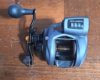 New Okuma Clear Water Fishing Reel with Line Counter Model CW-354DLXA