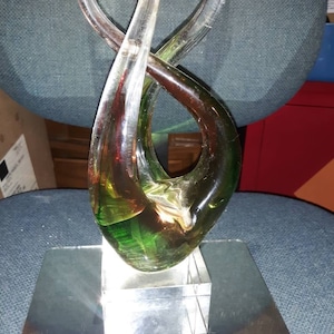 Hand-blown Glass Love Knot