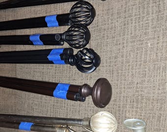 Curtain Rods Lot of 10