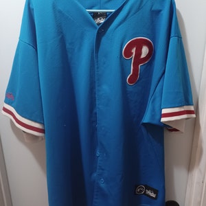 Majestic Athletic Philadelphia Phillies Custom (Any Name/# on Back) Jersey Tee (Adult Small) Red : Sports Fan Jerseys : Sports & Outdoors