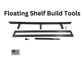 Kit de construcción de estante flotante: plantillas para taladro y fresadora