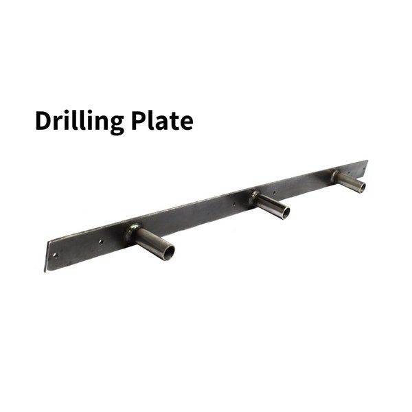 Floating shelf drilling plates - Drill perfect straight and spaced holes in floating shelf