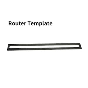 Floating shelf bracket Router Template - heavy duty 3/16 steel - 9 sizes