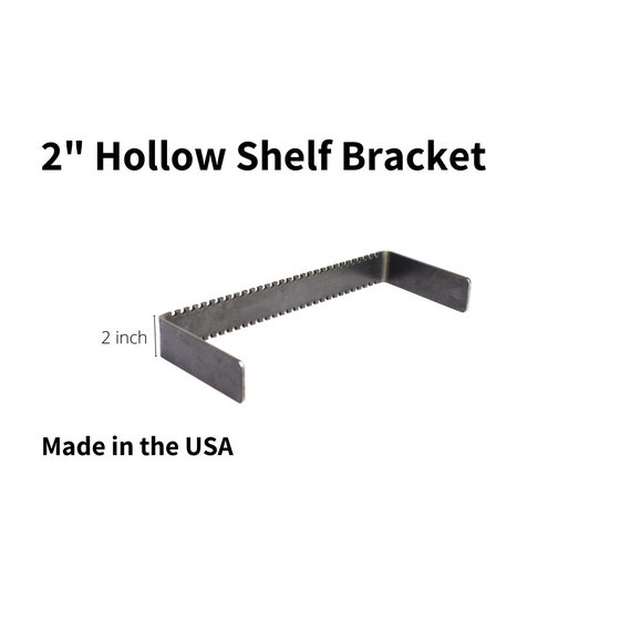 Floating Shelf Bracket - 1 Backplate - For Shelves 1 1/2 - 1 3/4