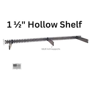 Floating shelf  brackets for hollow shelves - 1 1/2 inch - Heavy Duty - Mount Anywhere